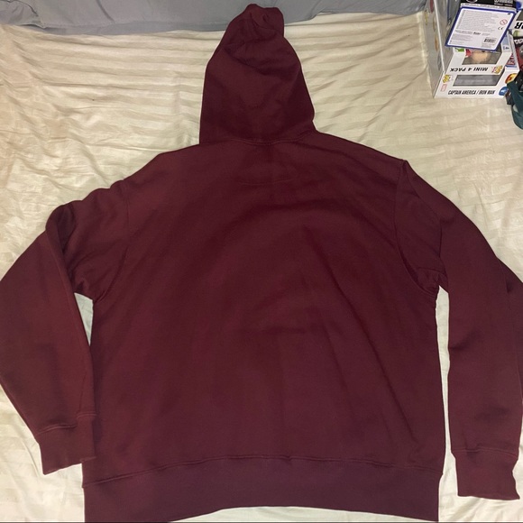 Burgundy champion hoodie size Large men - Picture 8 of 12